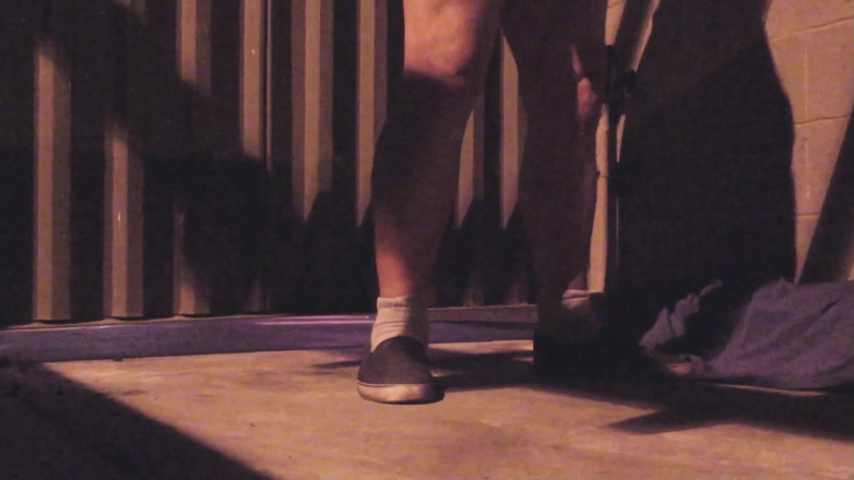 The porky pervert: 위험한 야간 스테이트 잭오프