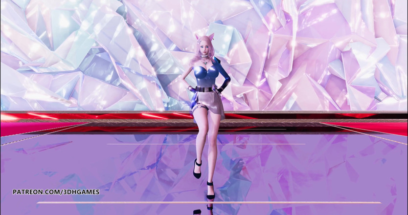 3D-Hentai Games: GFRIEND - Mago Ahri Kda hot striptease 4K 60FPS