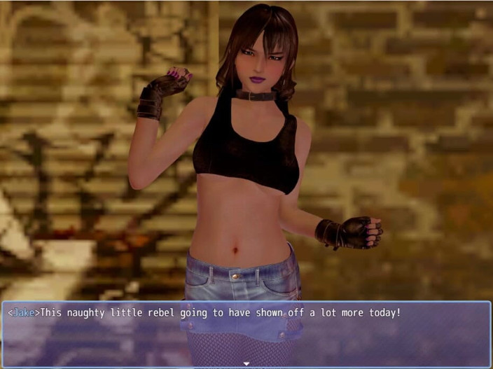 XXX Games Bunk: Coming of Ages -gameplay -roleplay - Cosplay - Goth Style Dressed Teen-photoshoot 7 -part 2