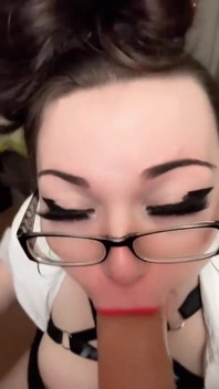 Face Fucking Your Boss After the New Years Party