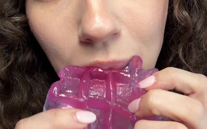 SavvyStar: ワッフル、Asmr、口の音、うずき、唾、音、フェチ