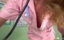 DownblouseJerk: Leah - Naughty Nurse Has the Cure!