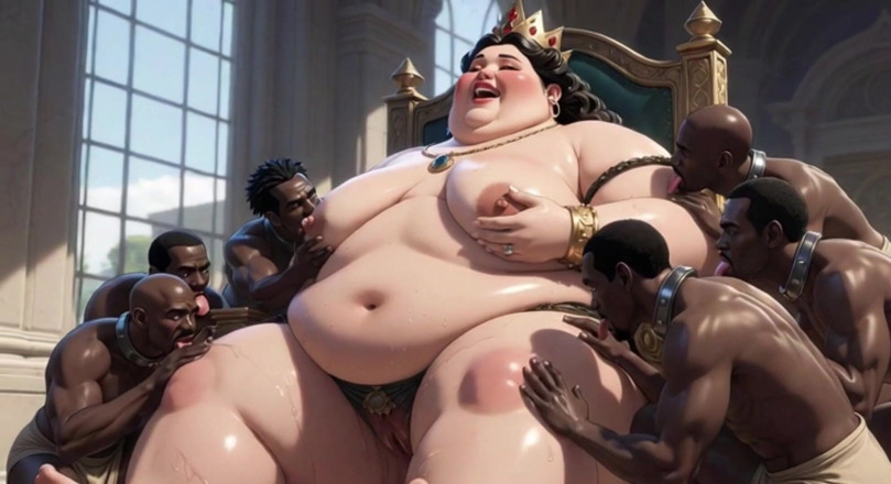YOUR BEST FANTASY: Massive BBW Mistress Full Body Worship - Slaves Lick Her to...