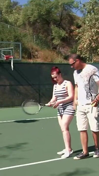 UK PAWG Jaye Rose Tennis Lesson Fuck