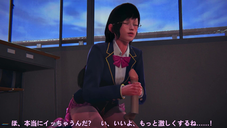 Waifu club 3D: DVAは教室であなたのコックをジャークオフ