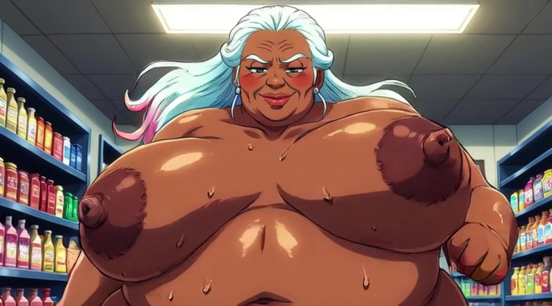 AI Porn: Ai Cartoon 식료품점 인도 여성