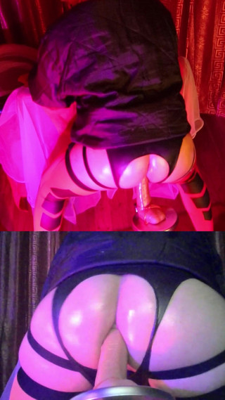 Maskedboy616: Riding and Fucking My Dildo to the Rhythm of the...