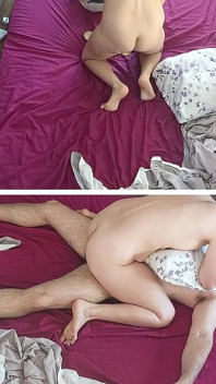 Coppia Amatoriale Fa Sesso Selvaggio in Camera Da Letto