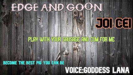 Campsissyboi: POUZE AUDIO - Edge a goon a cum piggie ve stylu...