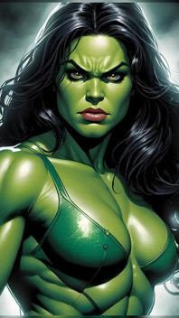 Lustrender Emerald powerhouse fantasy ai konst bildspel