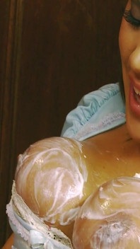Smeared Lesbians Scene-1_a Couple of Curvy MILF Lesbians Cover Themselves in Whipped Cream and Lick Each Other's Pussies