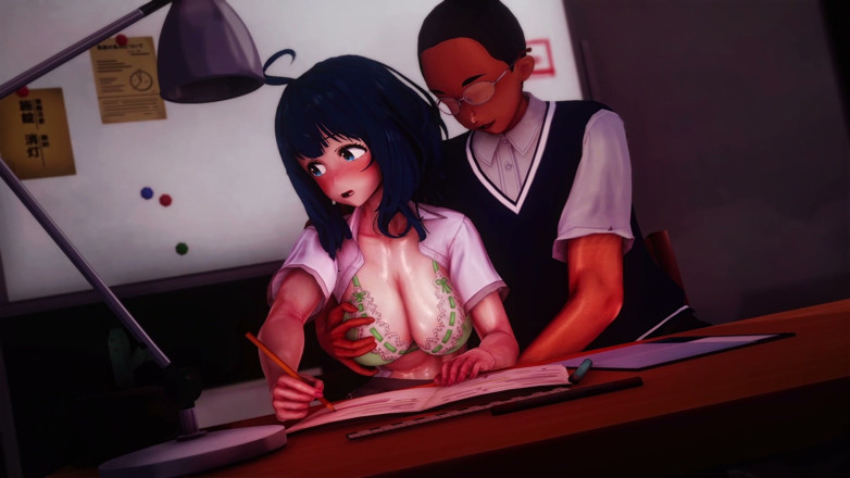 NSFWOtaku: Makeine - anna Yanami ntr sex - Hentai-animationen 3D
