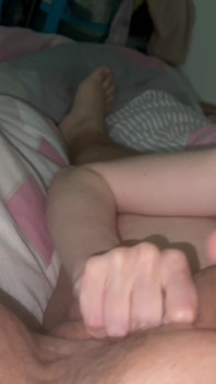 Girlfriend giving me a blowjob