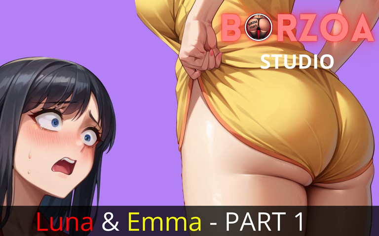 Older Bigtits Sexy Stepsister with Young Stepsister Exploring Big Hard Secret in Panties When Step-mommy Is Outside (Borzoa Futa)