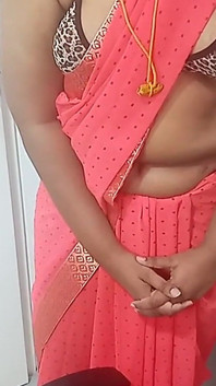 Amma Pink Saree - fantasia de rpg