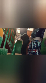 Sesso nel corridoio con un vicino