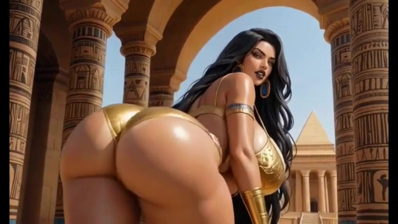 Hot girl dancing: 203. Wanita cantik menari, animasi ai
