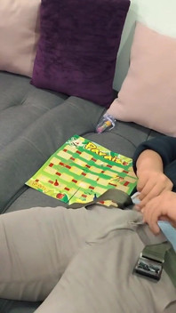 Hot Board Game with My MILF Latina Coworker Ends with Creampie Dripping From Her Pussy