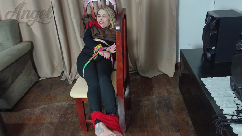Angel Big B: Making the Blonde Almost Herself From so Many Tickles in...