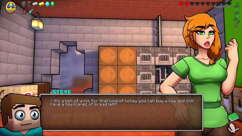 Alita: Parodia Hornycraft Minecraft - Alex daje Steve'owi najlepszą ręczną robotę dla...