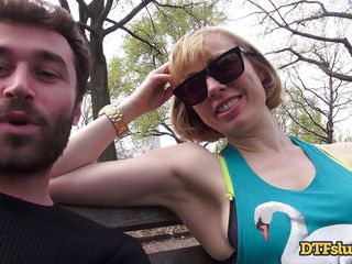 DTF Sluts: NYC'li büyük memeli sarışın sürtük