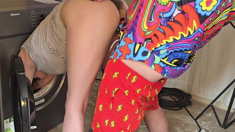 Sparowdox: Washing Machine Stuck Fuck Neighbours Wife
