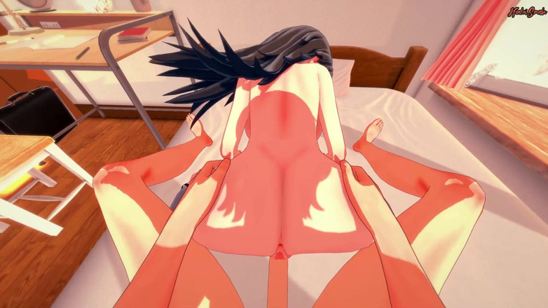 Hentai Smash: Mika dostaje POV twarzy przed pieprzoną na pieska - Dziewczyny i...
