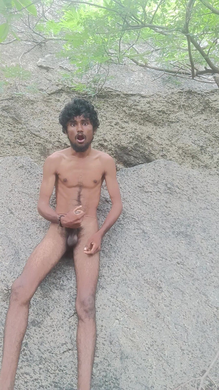 AURA THINGS: Hot Boy Masterbating in Forest Morning