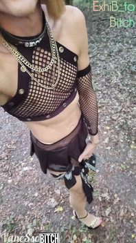 Slut in a Roadside Grove, Looking for Beautiful Cocks Full of Cum Exhib Trv Fr