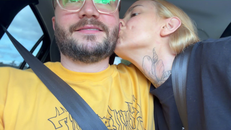 Guilherme Ortiz: Perfect Girlfriend Sucked My Cock Inside the Car and Swallowed...