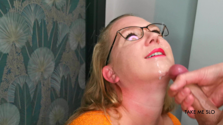 TakeMeSlo: I Din't Expect That Much Cum - POV Blowjob and Facial