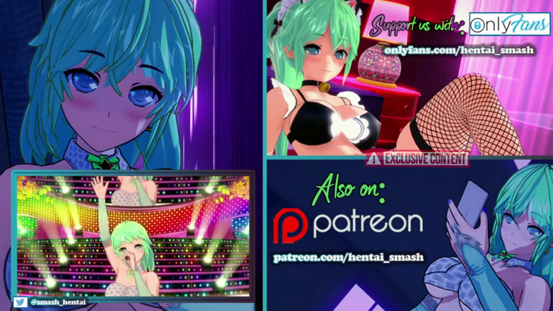 Hentai Smash: Tsubasa Kazanari rides Futa Chris Yukine’s girl dick, cums in...
