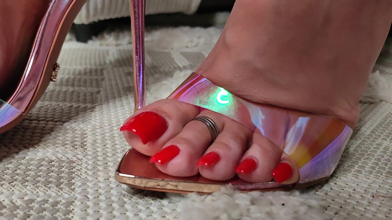 Goddess Lena: Hoge Hakken Muiltjes Teasnig