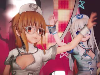 Mmd anime girls: 섹시한 춤을 추는 Mmd R-18 애니메이션 소녀 (클립 32)