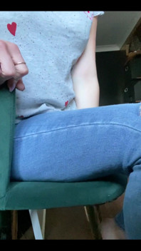Wriggling in My Day Jeans and No Knickers