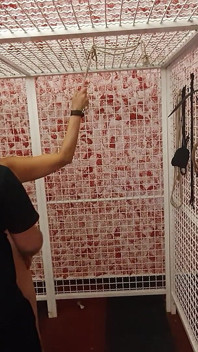 Luci Fixed in the Cage: Inflation Gag, Spanking and Vibrator