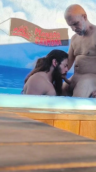 I Caught It in the Act My Stepfather Making Out with His Friend in the Pool