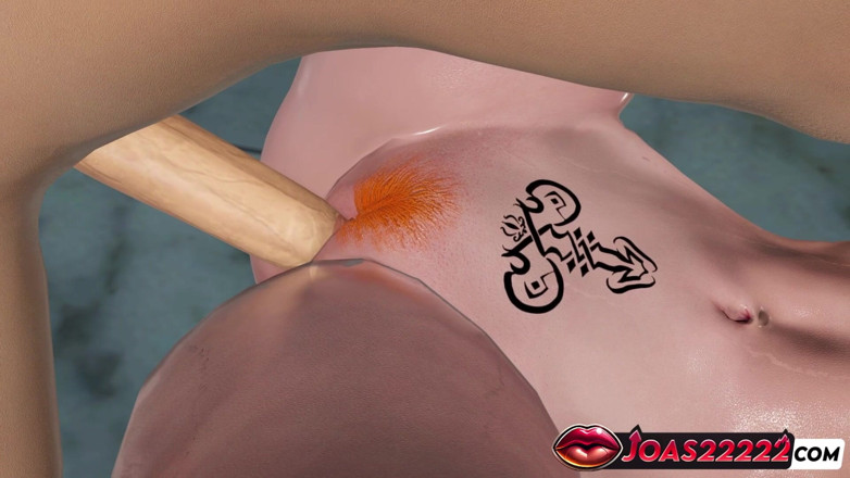 Joas22222: Midori Office 3D animace - reverzní zvedání, POV misionář, svázané doggystyle creampie...