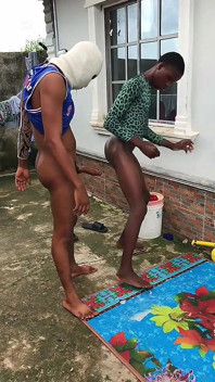 Outside His House Compound Having Anal Sex