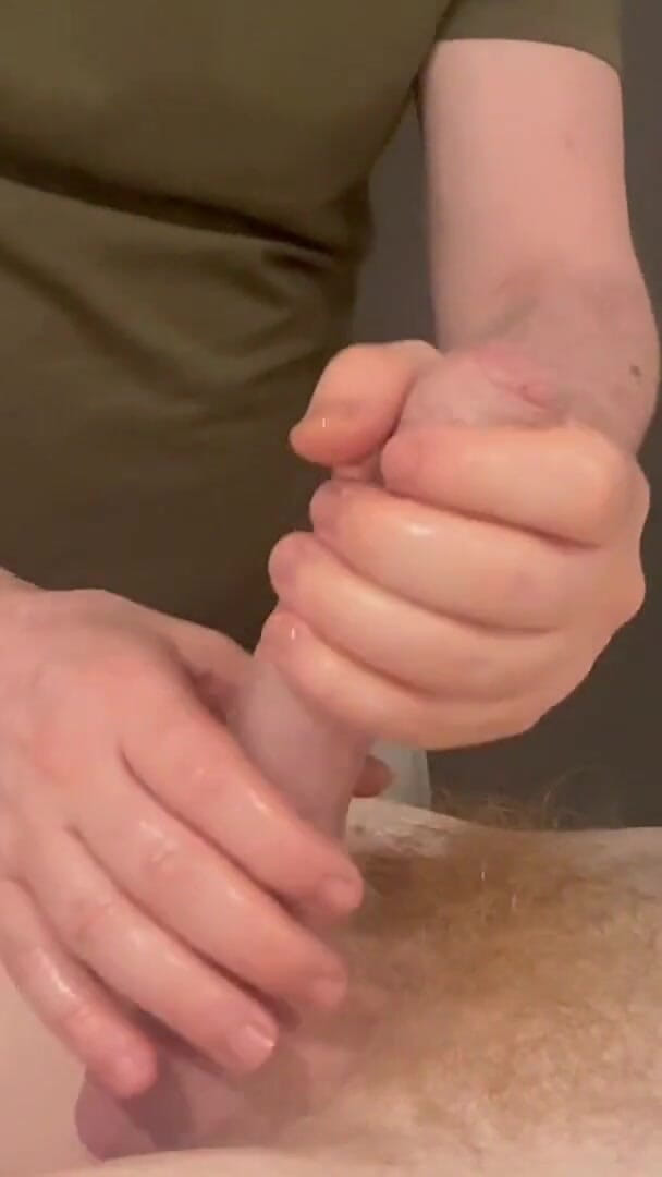 Massage Handjob Edging Cumshot Happy Ending (8IncherGinger)