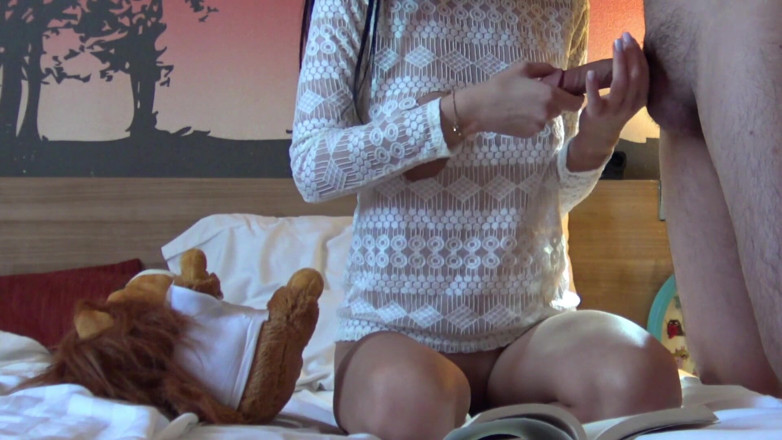 Ignoring Handjobs: Hot Brunette Babe Cock Tease