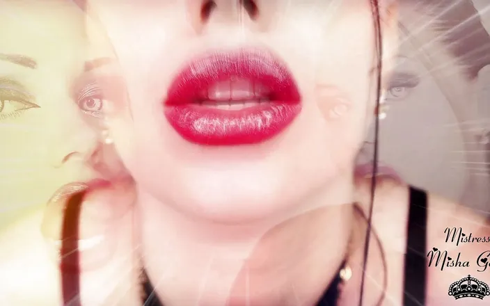Goddess Misha Goldy: My lips will penetrate right inside your mind and will...