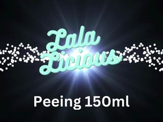 Lala Licious: Lala Licious - Peeing Into a Measuring Jug