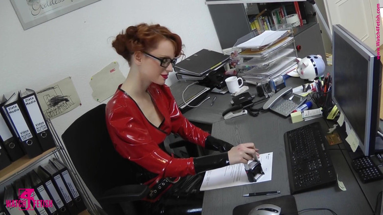 Watch4fetish: Secretary in latex