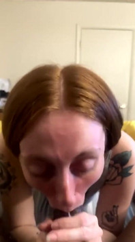 Deepthroating Him Sloppy Head Lots of Bubbles