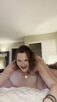 Slutty MILF Loves Rubbing Her Pussy on Super Fat Guys
