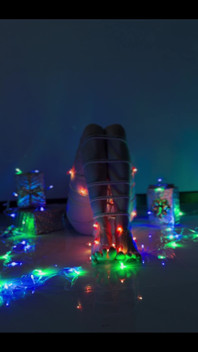 Just Me Pretending to Be Your Christmas Tree P.s. Feet Lovers Might Really Enjoy the Tease