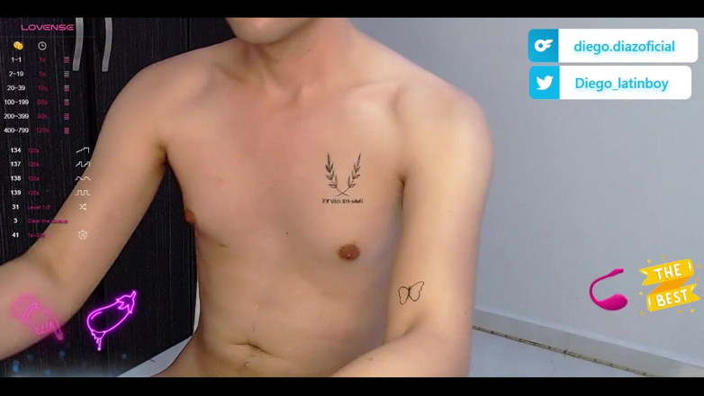 Diego_latinboy: Diego Diaz, a Young Latino Known as Latinboy, Masturbates Alone...