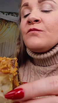 Miss whitney morgan: Gebratenes huhn isst Asmr