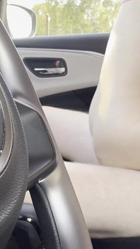 Romantic Car Sex with Asian Teen and Big Creampie